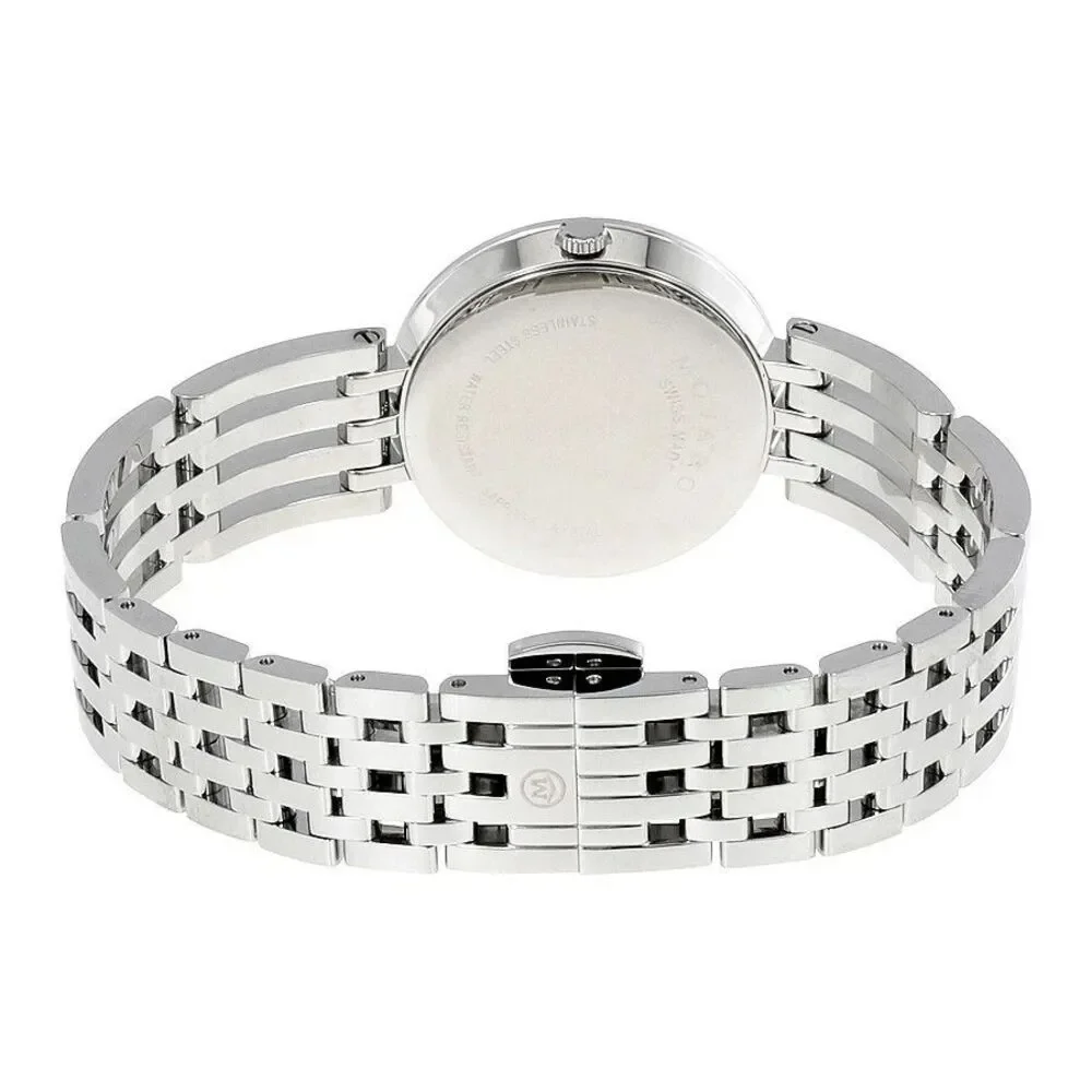 Movado Esperanza Black Dial Womens Watch 607052 Stainless Steel Swiss Quartz